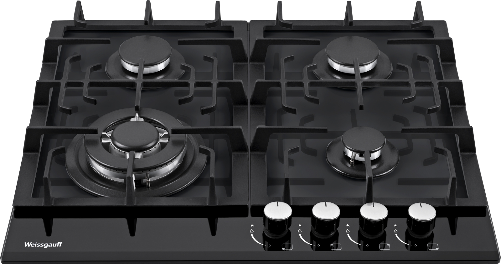 картинка Газовая варочная панель Weissgauff HGG 641 BV 