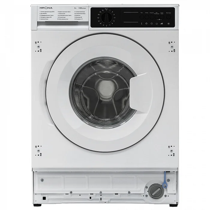 картинка Стиральная машина Krona KALISA 1400 8K WHITE  картинка Стиральная машина Krona KALISA 1400 8K WHITE