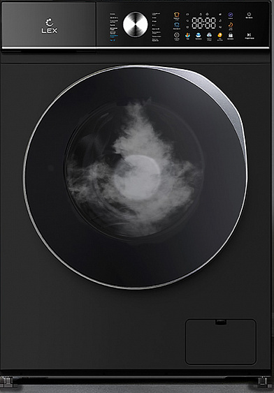 картинка Стиральная машина с паром Lex LWM06010BLTHID SLIM 