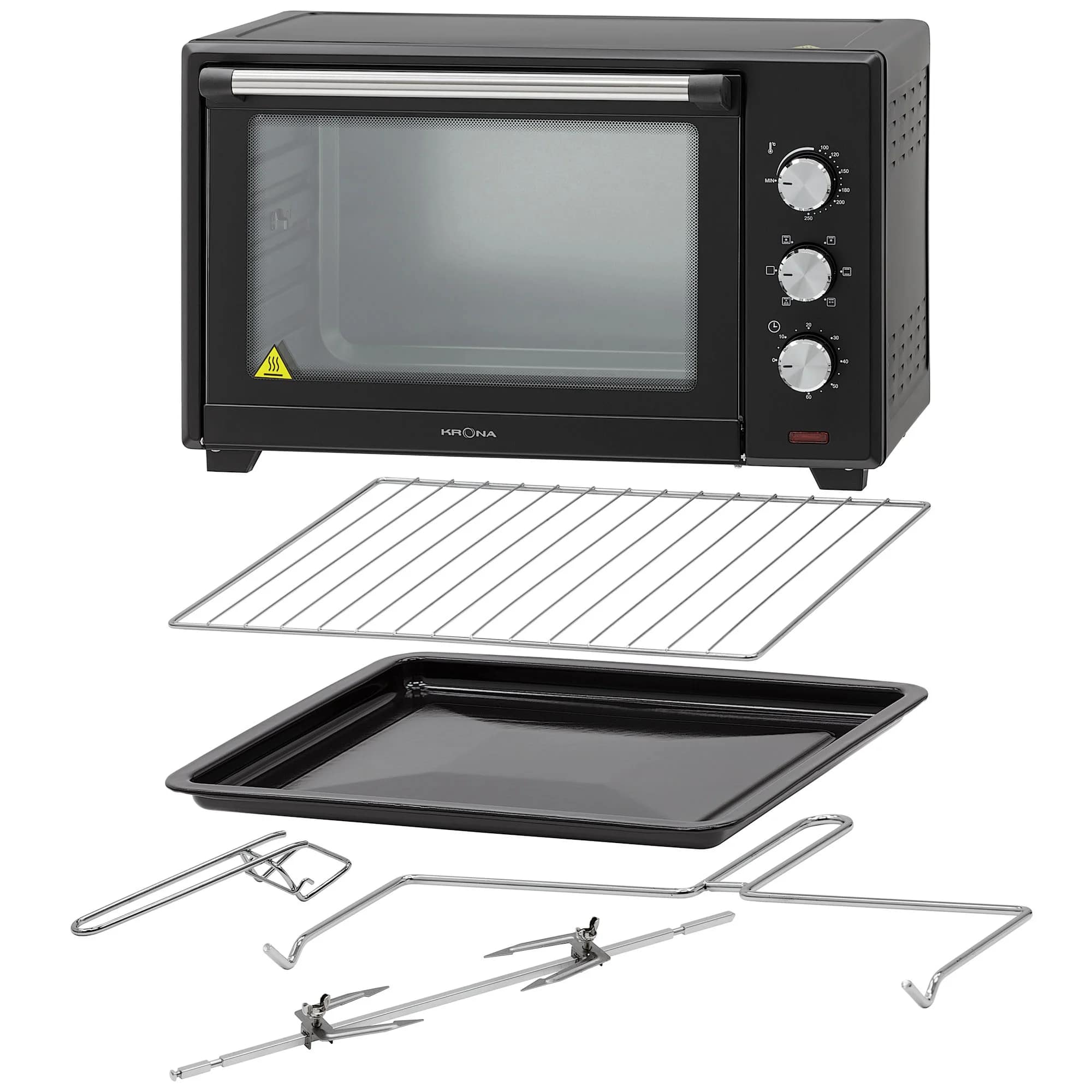 картинка Мини-печь Krona OFEN 45 BL черный 