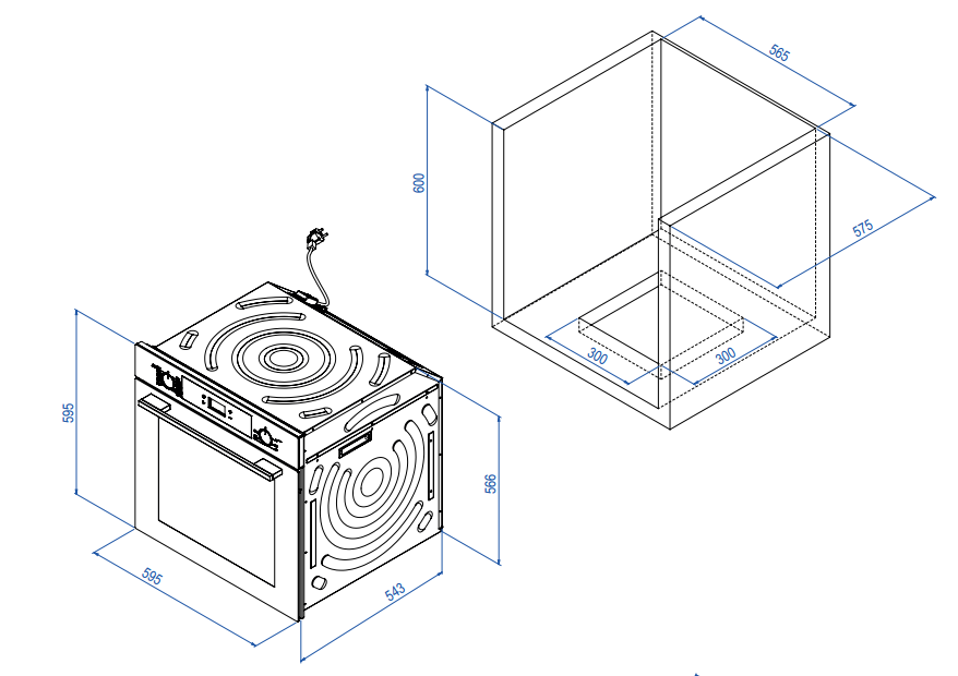 картинка Газовый духовой шкаф Weissgauff WGO 702 WHITE GLASS 