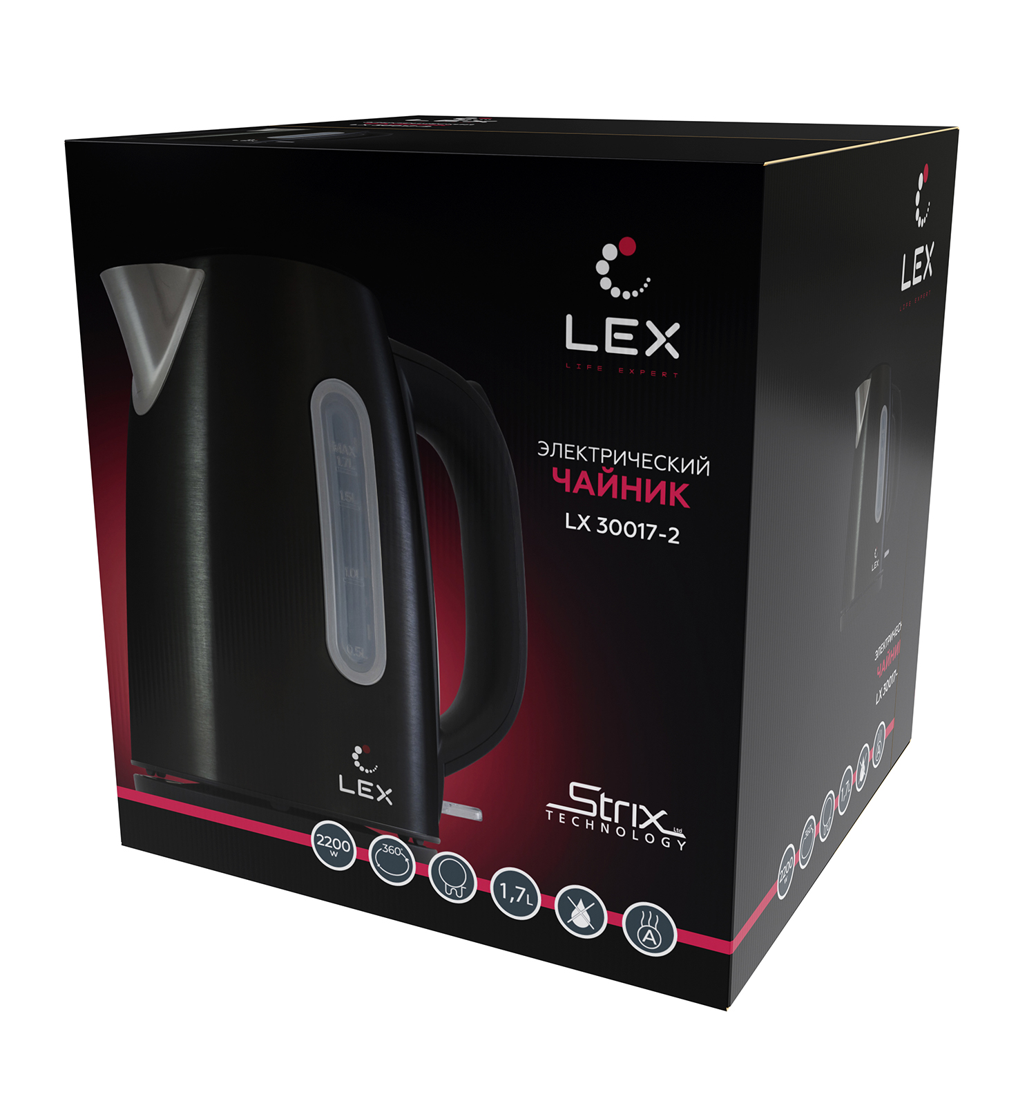 картинка Чайник Lex LX30017-2  картинка Чайник Lex LX30017-2