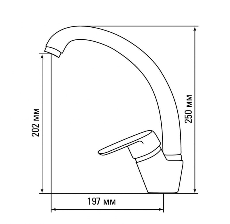 картинка Смеситель Gerdamix SKS2 (DG)  картинка Смеситель Gerdamix SKS2 (DG)