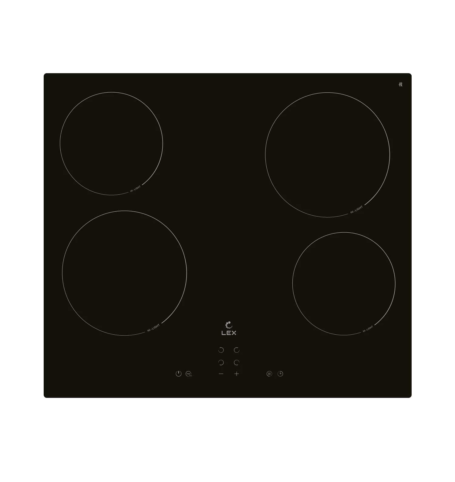 картинка Варочная панель Lex EVH 640B BL 