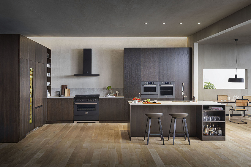 картинка Комбинированная кухонная плита Bertazzoni PRO95I1ECAT карбонио  картинка Комбинированная кухонная плита Bertazzoni PRO95I1ECAT карбонио