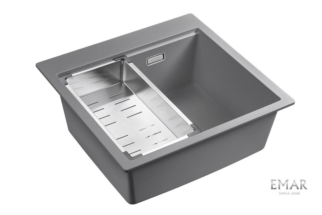 картинка Мойка для кухни Emar Quartz EMQ-1520.Q  картинка Мойка для кухни Emar Quartz EMQ-1520.Q