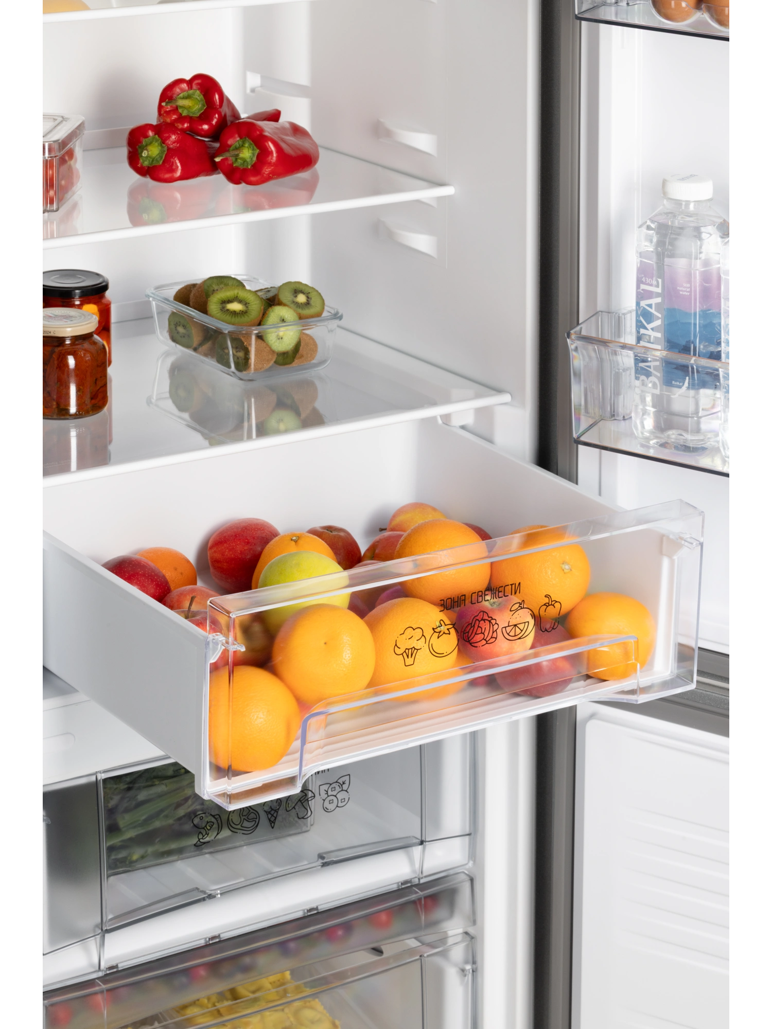 картинка Отдельностоящий холодильник Nord NRG 152 GTS глянцевый графит 