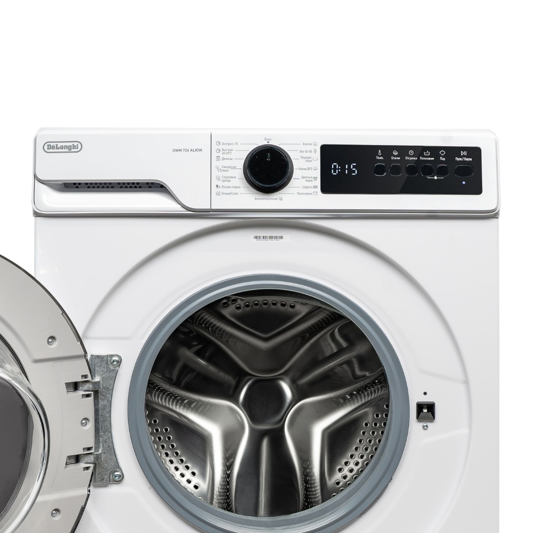 картинка Стиральная машина с паром Delonghi DWM 825 V ALICIA  картинка Стиральная машина с паром Delonghi DWM 825 V ALICIA
