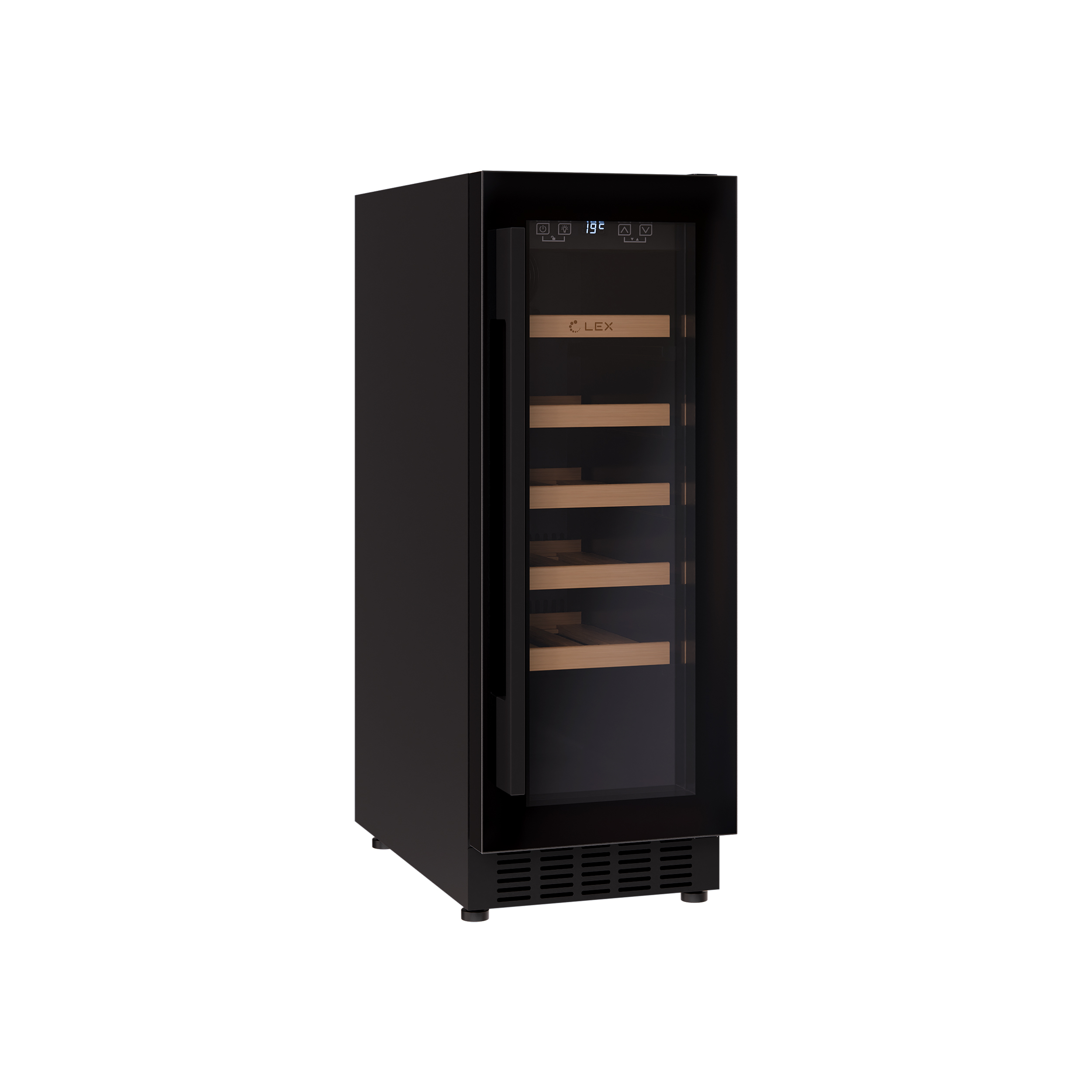 картинка Комбинированный винный шкаф Lex LWD3020BL  картинка Комбинированный винный шкаф Lex LWD3020BL