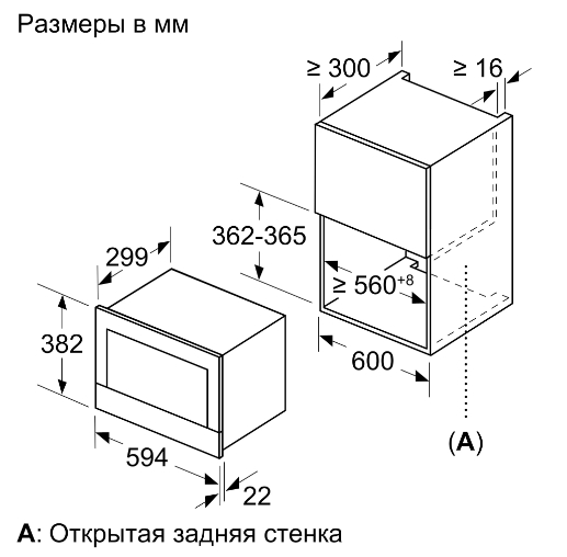 картинка Микроволновая печь встраиваемая Neff C17WR00G0 
