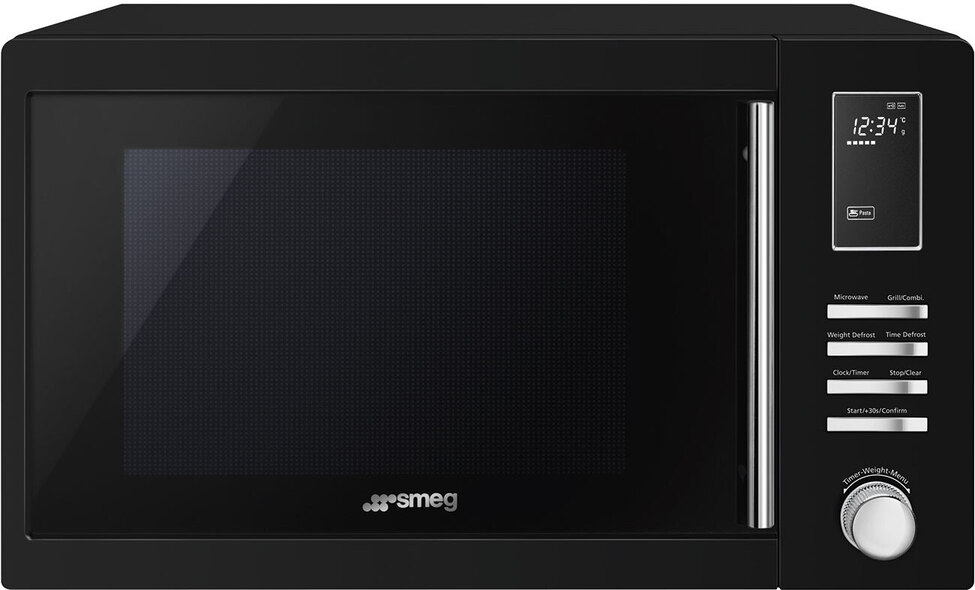 картинка Микроволновая печь Smeg MOE25B тёмная нержавеющая сталь 