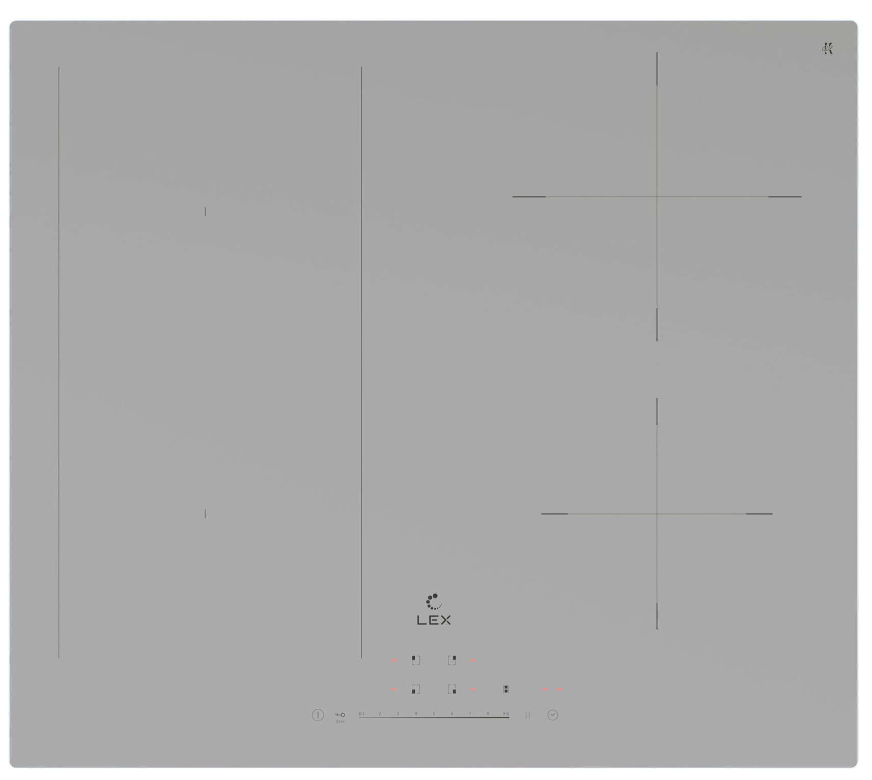 картинка Варочная панель Lex EVI 641A GR 