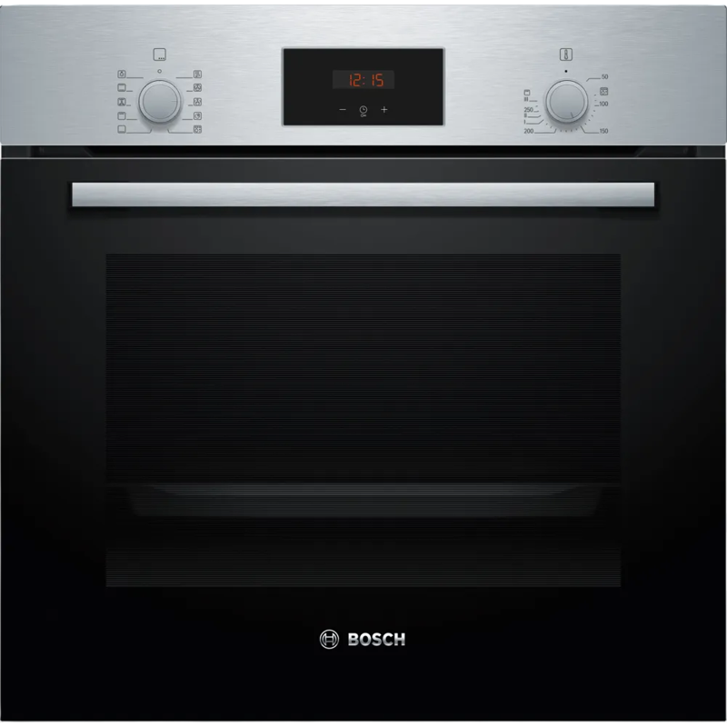 картинка Электрический духовой шкаф Bosch HBF512BS1T нержавеющая сталь  картинка Электрический духовой шкаф Bosch HBF512BS1T нержавеющая сталь