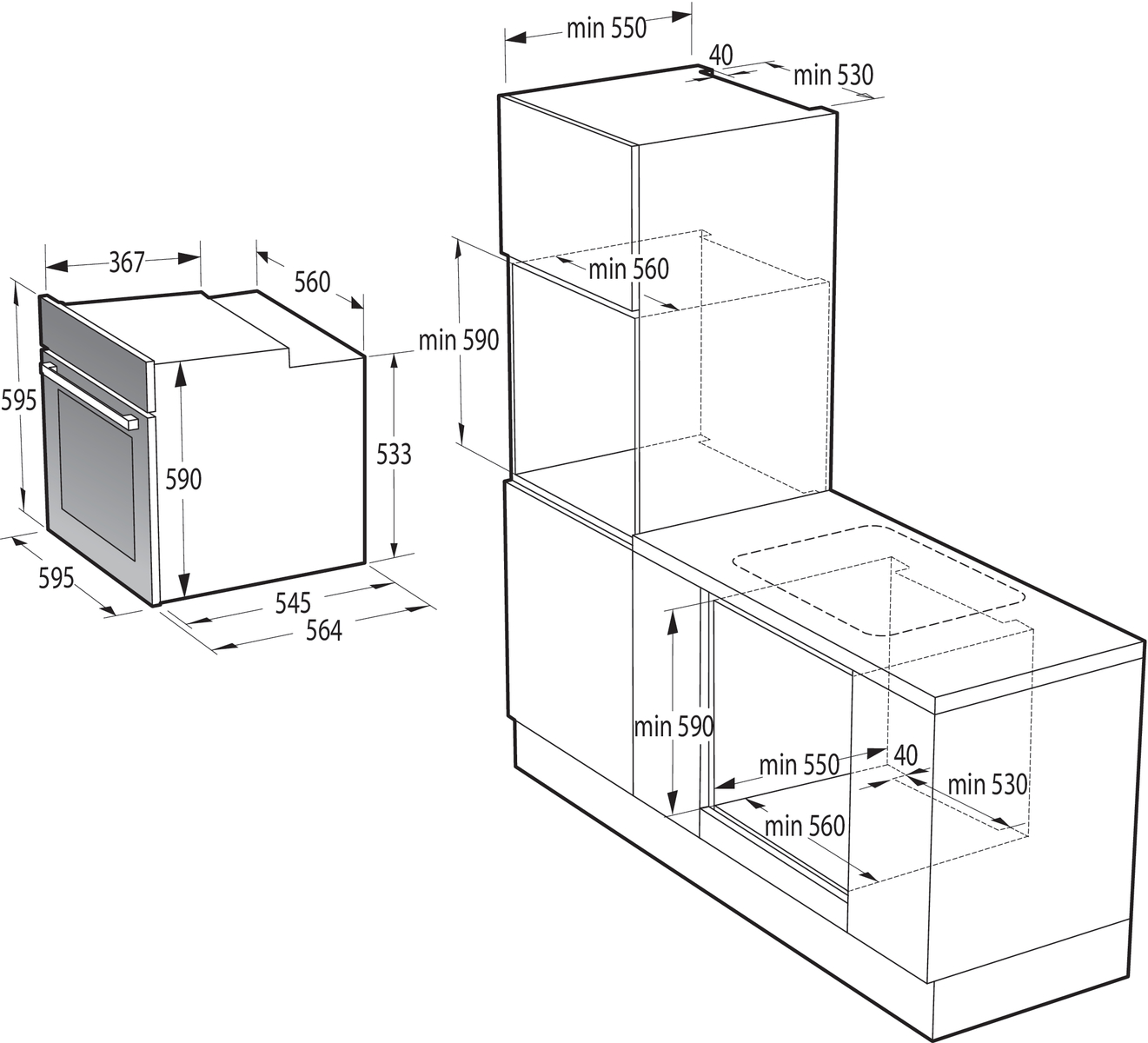 картинка Электрический духовой шкаф Gorenje BO6725E02NBG  картинка Электрический духовой шкаф Gorenje BO6725E02NBG