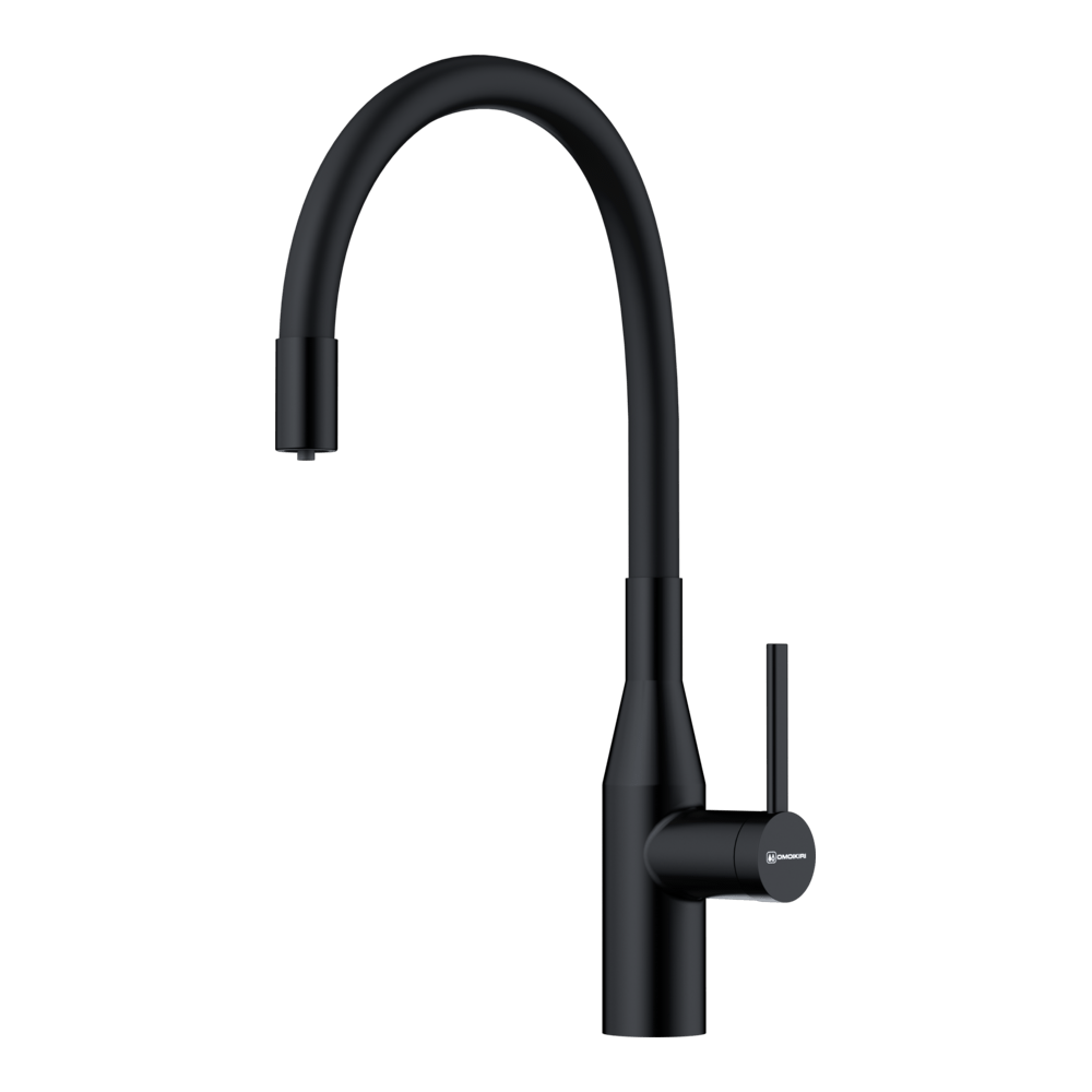 картинка Смеситель Omoikiri Yatomi 2 PlusI GB-BL черный 