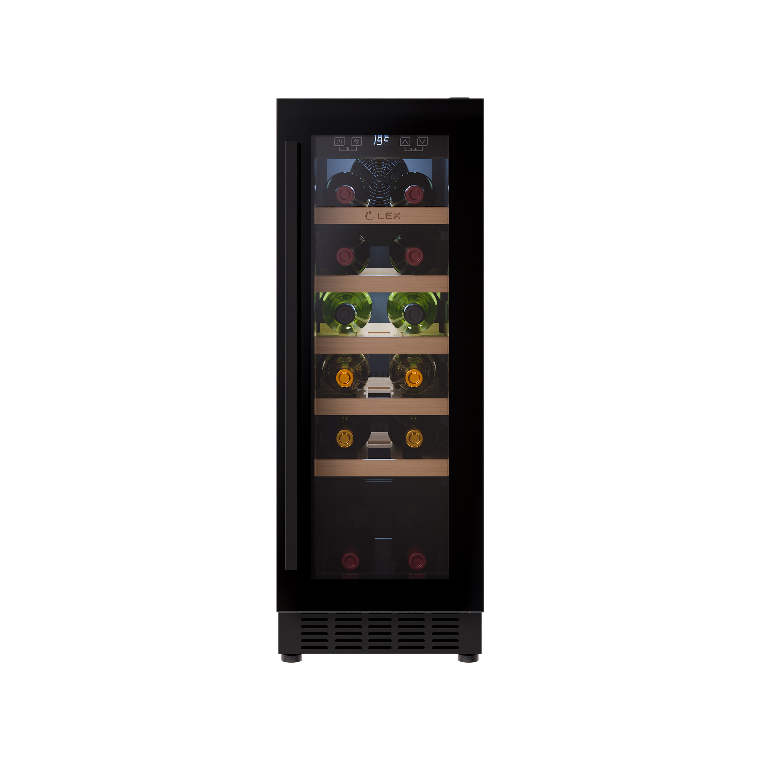 картинка Комбинированный винный шкаф Lex LWD3020BL  картинка Комбинированный винный шкаф Lex LWD3020BL