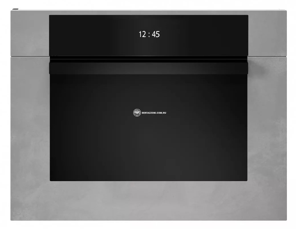 картинка Электрический духовой шкаф с функцией СВЧ Bertazzoni F457MODMWTZ цинк 
