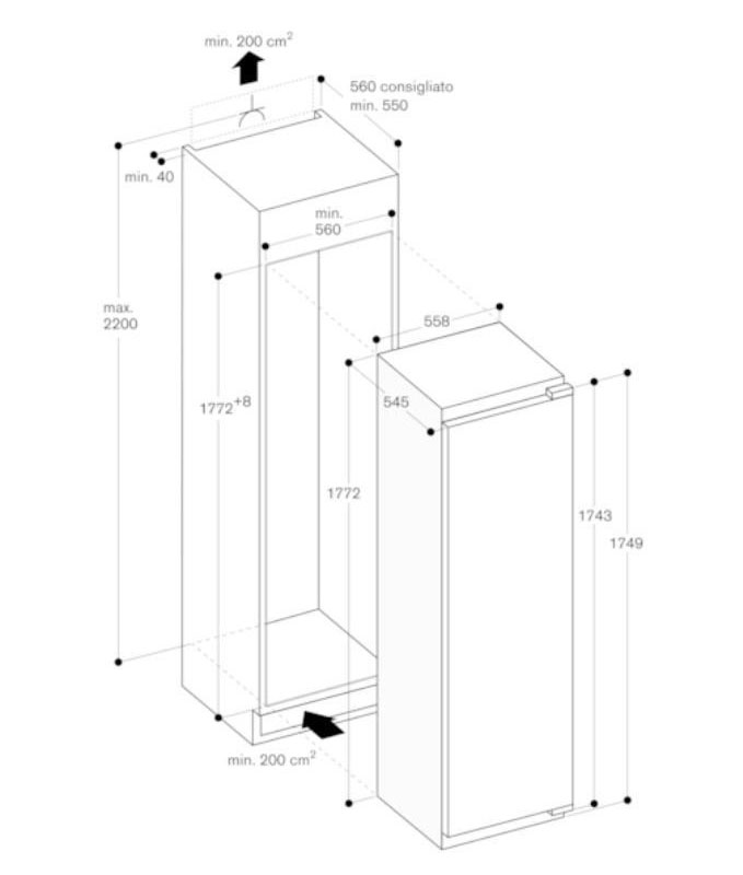 картинка Встраиваемый холодильник Gaggenau RC282306  картинка Встраиваемый холодильник Gaggenau RC282306