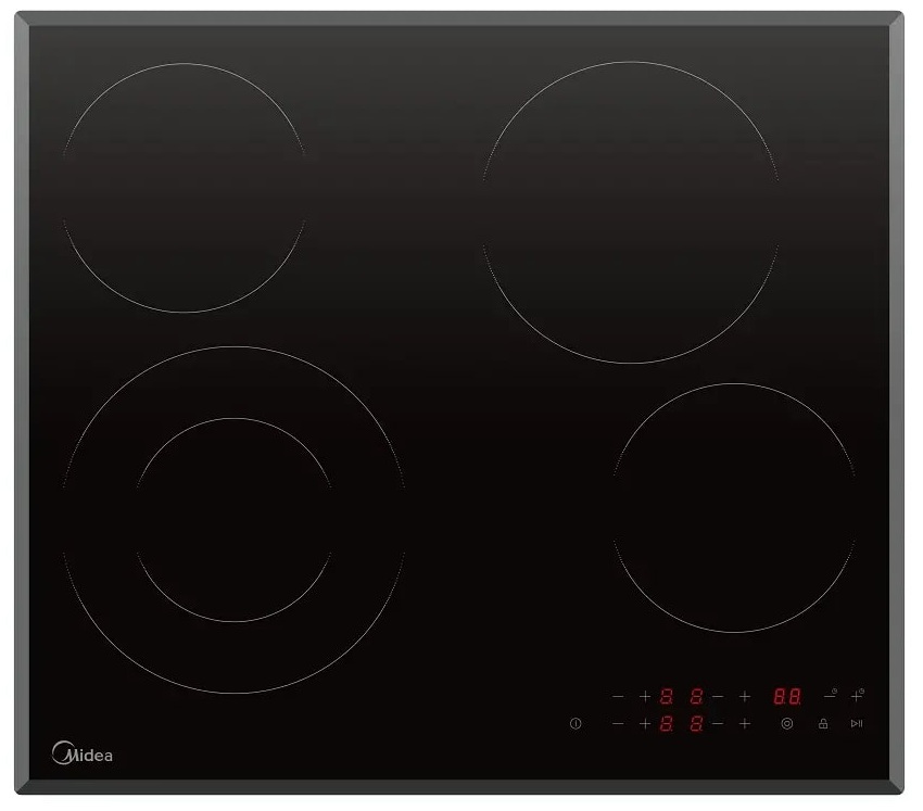 картинка Электрическая варочная панель Midea MCH64407F  картинка Электрическая варочная панель Midea MCH64407F