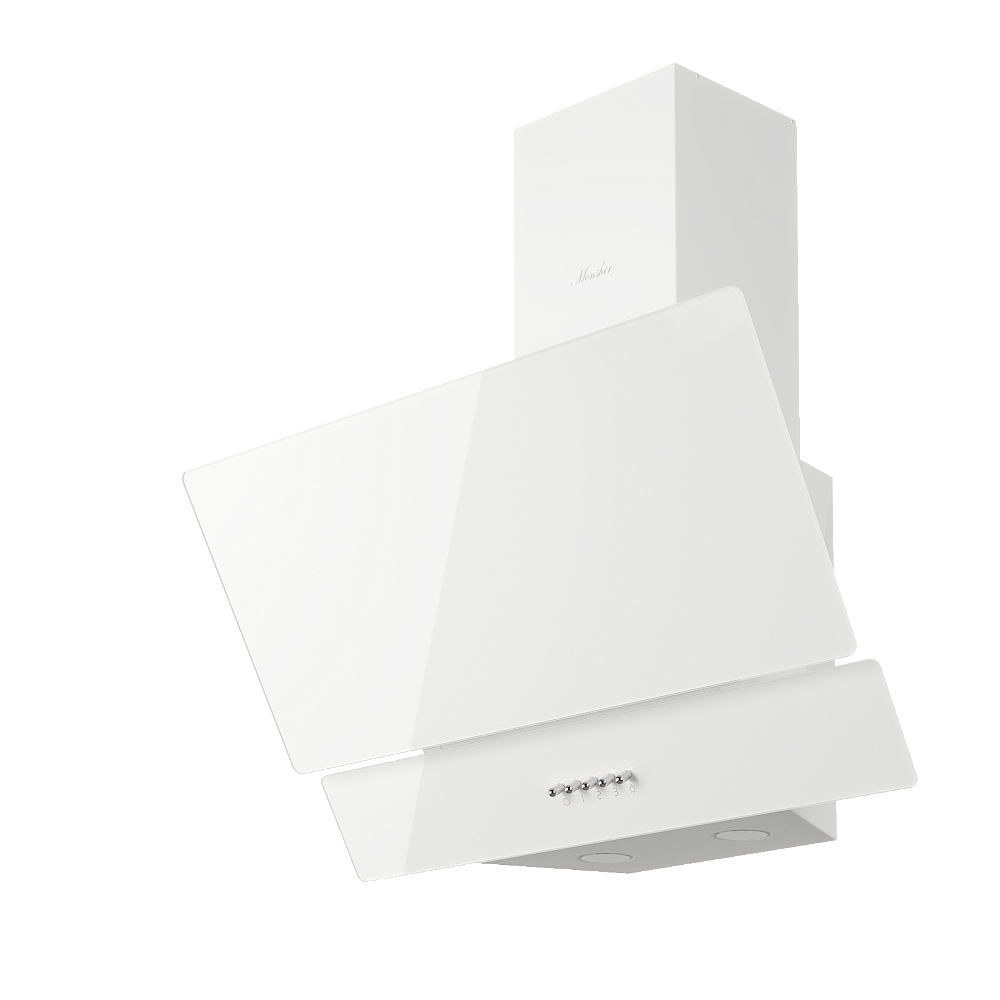 картинка Кухонная вытяжка Monsher ROUEN 60 BLANC VERRE  картинка Кухонная вытяжка Monsher ROUEN 60 BLANC VERRE