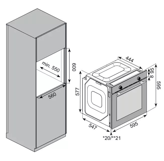 картинка Духовой шкаф Kuppersberg HF 603 BX 