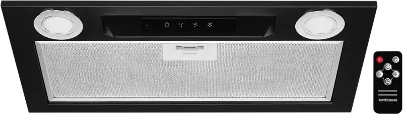 картинка Кухонная вытяжка Kuppersberg INLINEA 52 BLACK  картинка Кухонная вытяжка Kuppersberg INLINEA 52 BLACK