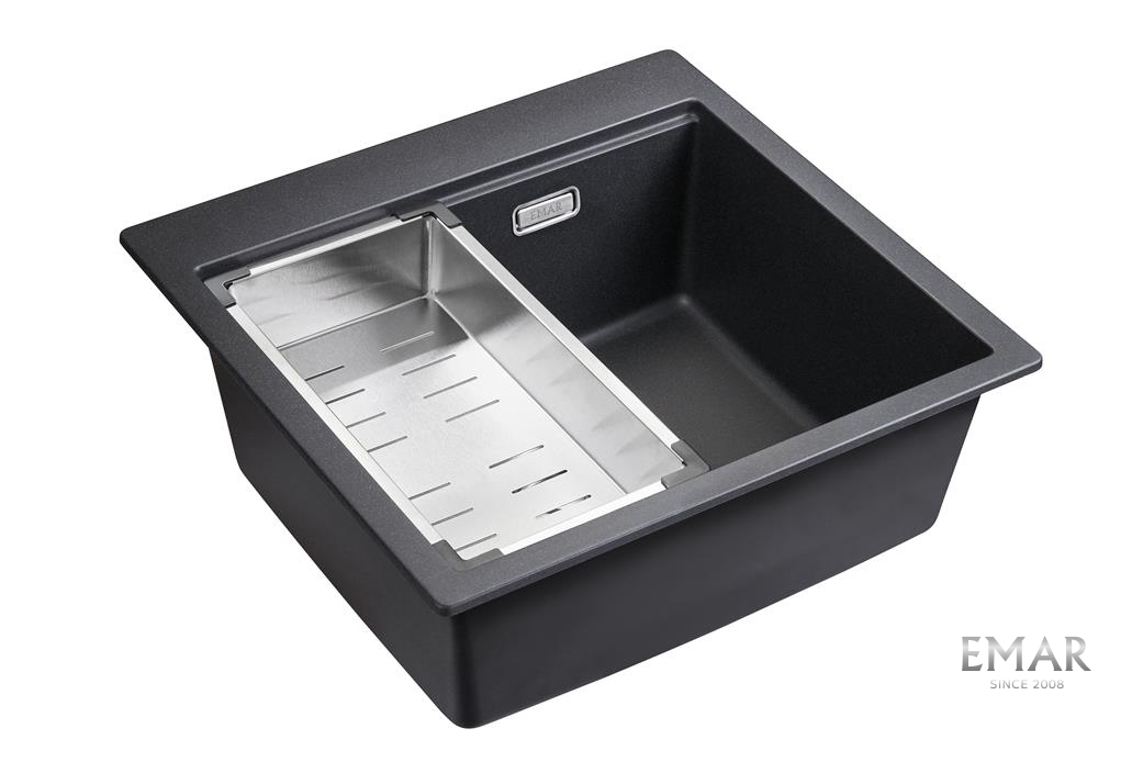 картинка Мойка для кухни Emar Quartz EMQ-1520.Q  картинка Мойка для кухни Emar Quartz EMQ-1520.Q