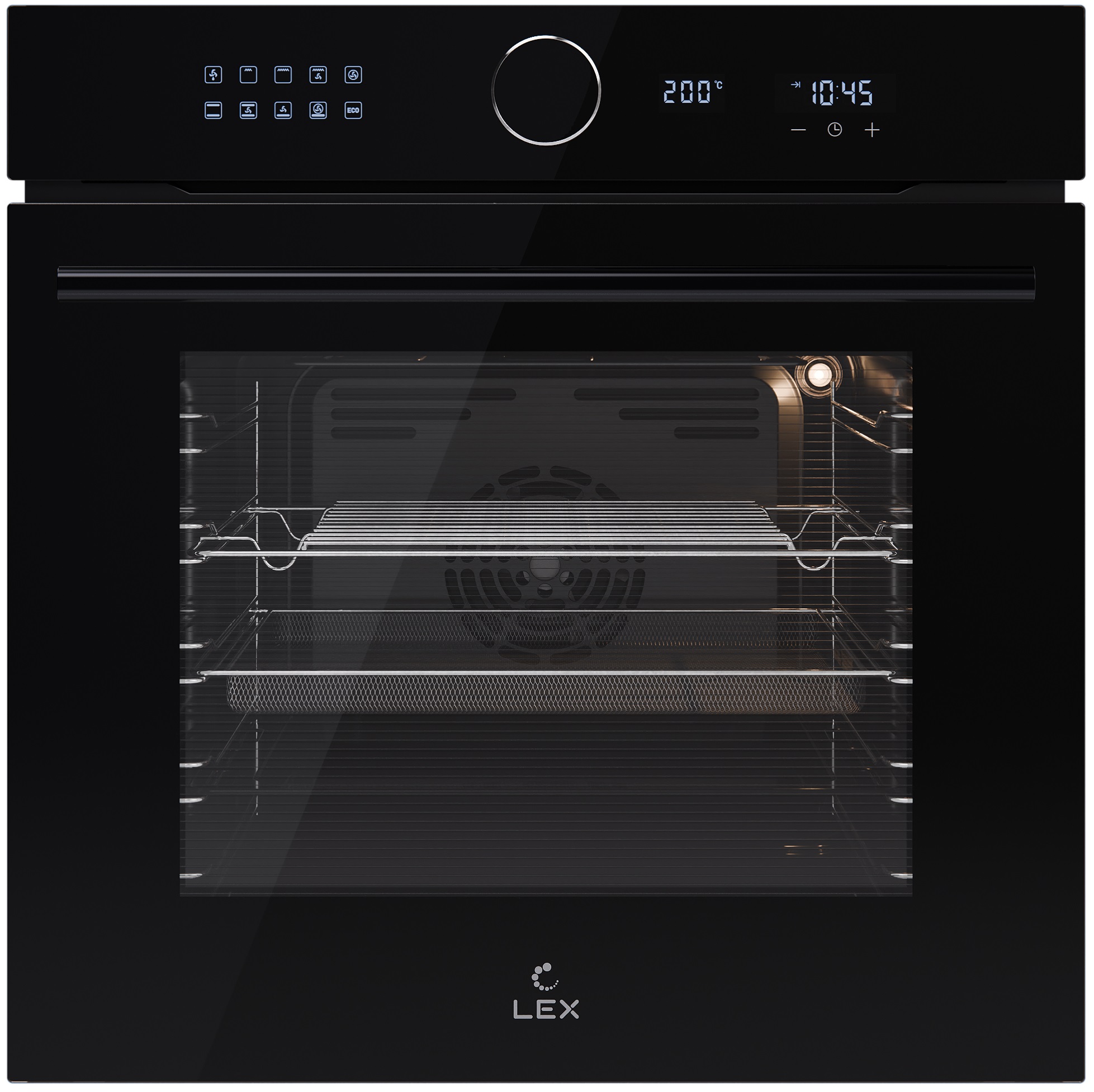 картинка Электрический духовой шкаф Lex EDM 1001 ONE BL черная 