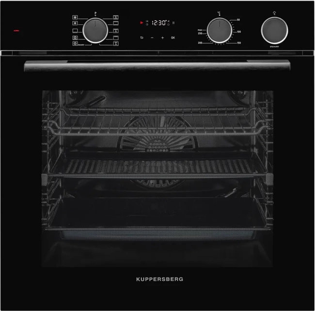 картинка Электрический духовой шкаф с функцией пара Kuppersberg KSO 610 B  картинка Электрический духовой шкаф с функцией пара Kuppersberg KSO 610 B