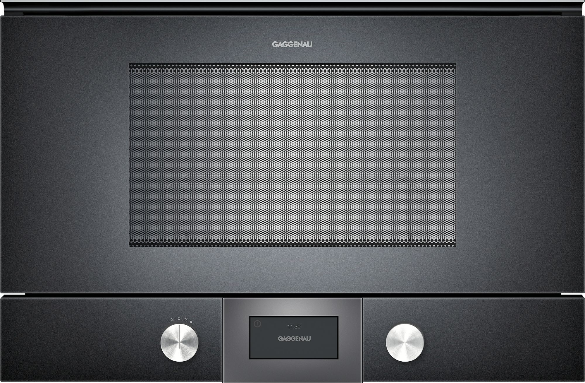 картинка Микроволновая печь встраиваемая Gaggenau BMP224100 антрацит  картинка Микроволновая печь встраиваемая Gaggenau BMP224100 антрацит