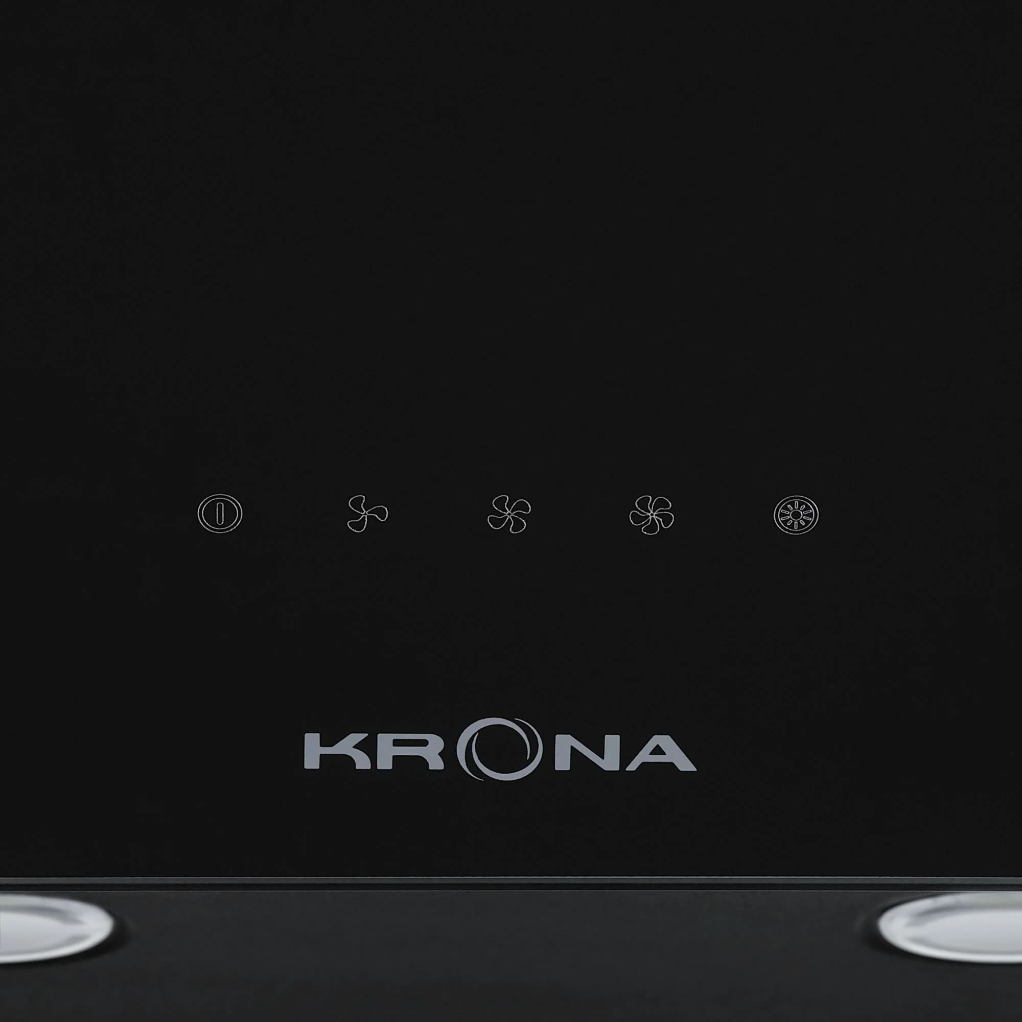 картинка Кухонная вытяжка Krona HELGA 600 black S  картинка Кухонная вытяжка Krona HELGA 600 black S