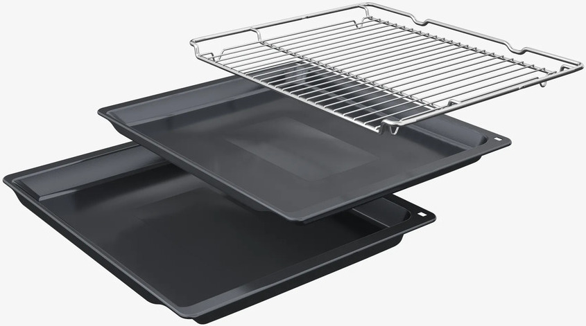 картинка Электрический духовой шкаф Bosch HBG7341B1 черный 