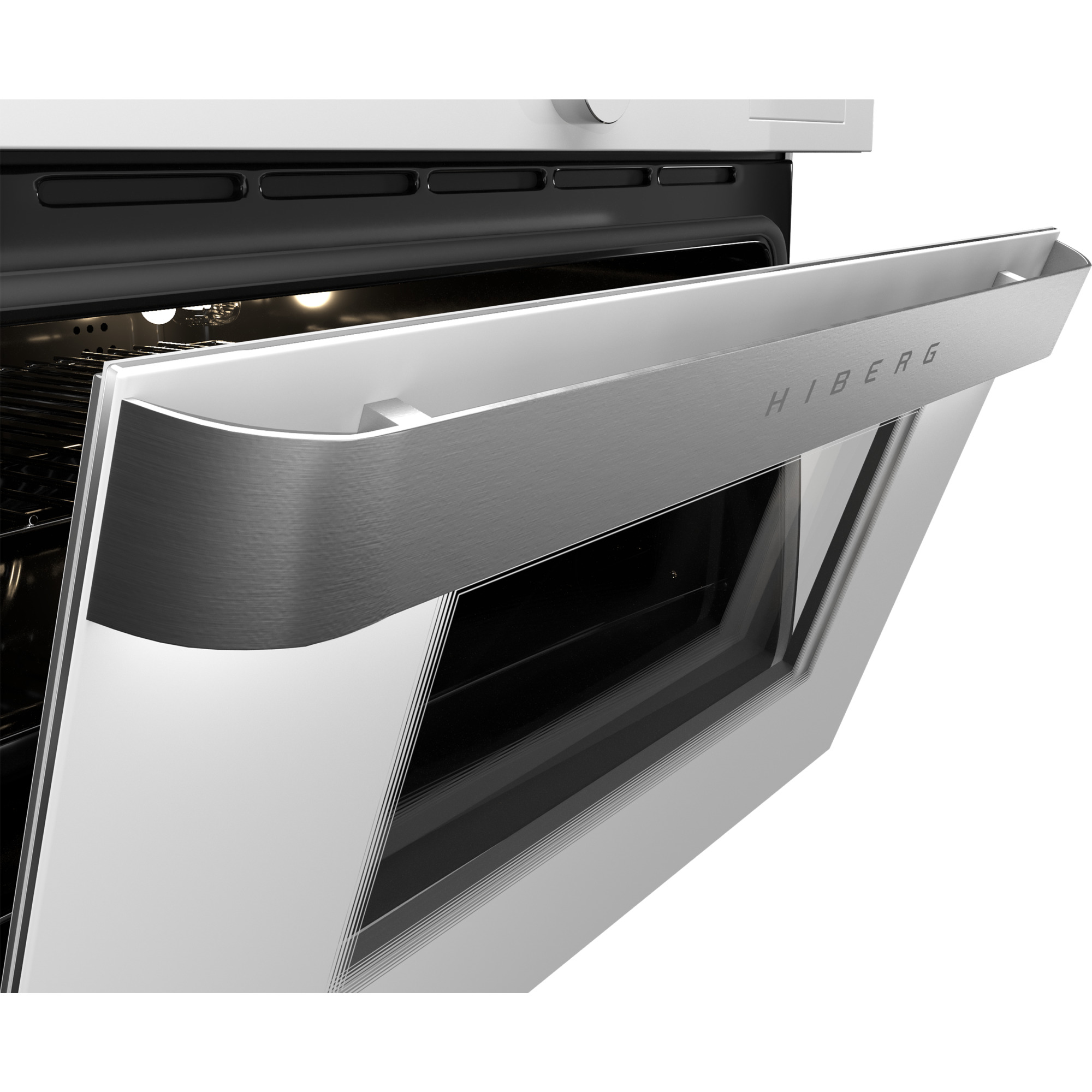 картинка Электрический духовой шкаф с функцией пароварки и СВЧ Hiberg MS-VM 5115 W SMART  картинка Электрический духовой шкаф с функцией пароварки и СВЧ Hiberg MS-VM 5115 W SMART