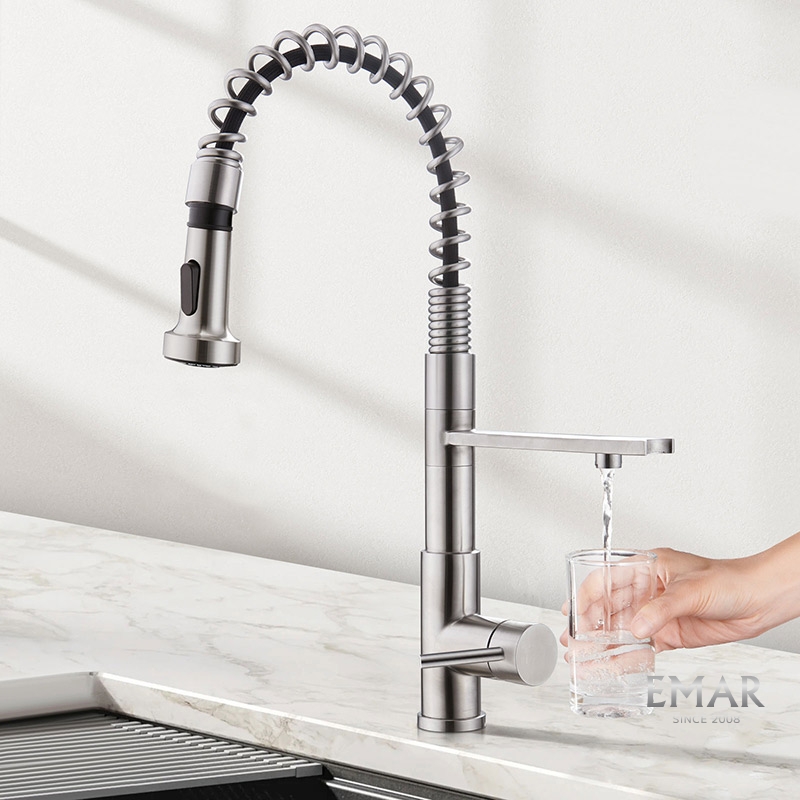 картинка Смеситель Emar ЕСВ 7021 сатин 