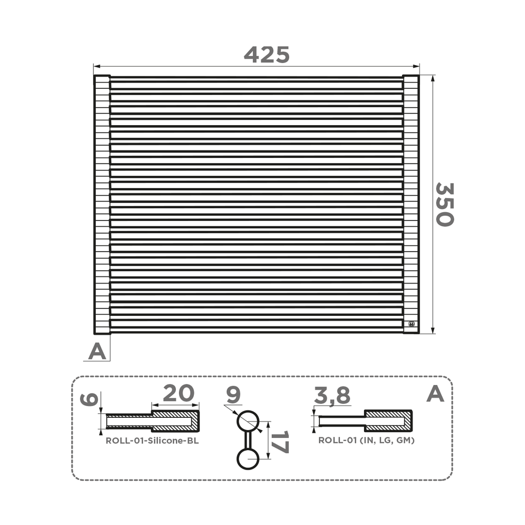 картинка Ролл-мат Omoikiri Roll-01 Lg 