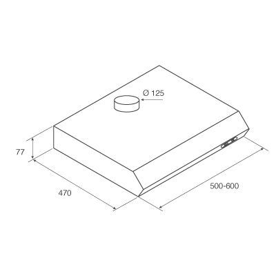 картинка Кухонная вытяжка Jetair LIGHT IX/F/50  