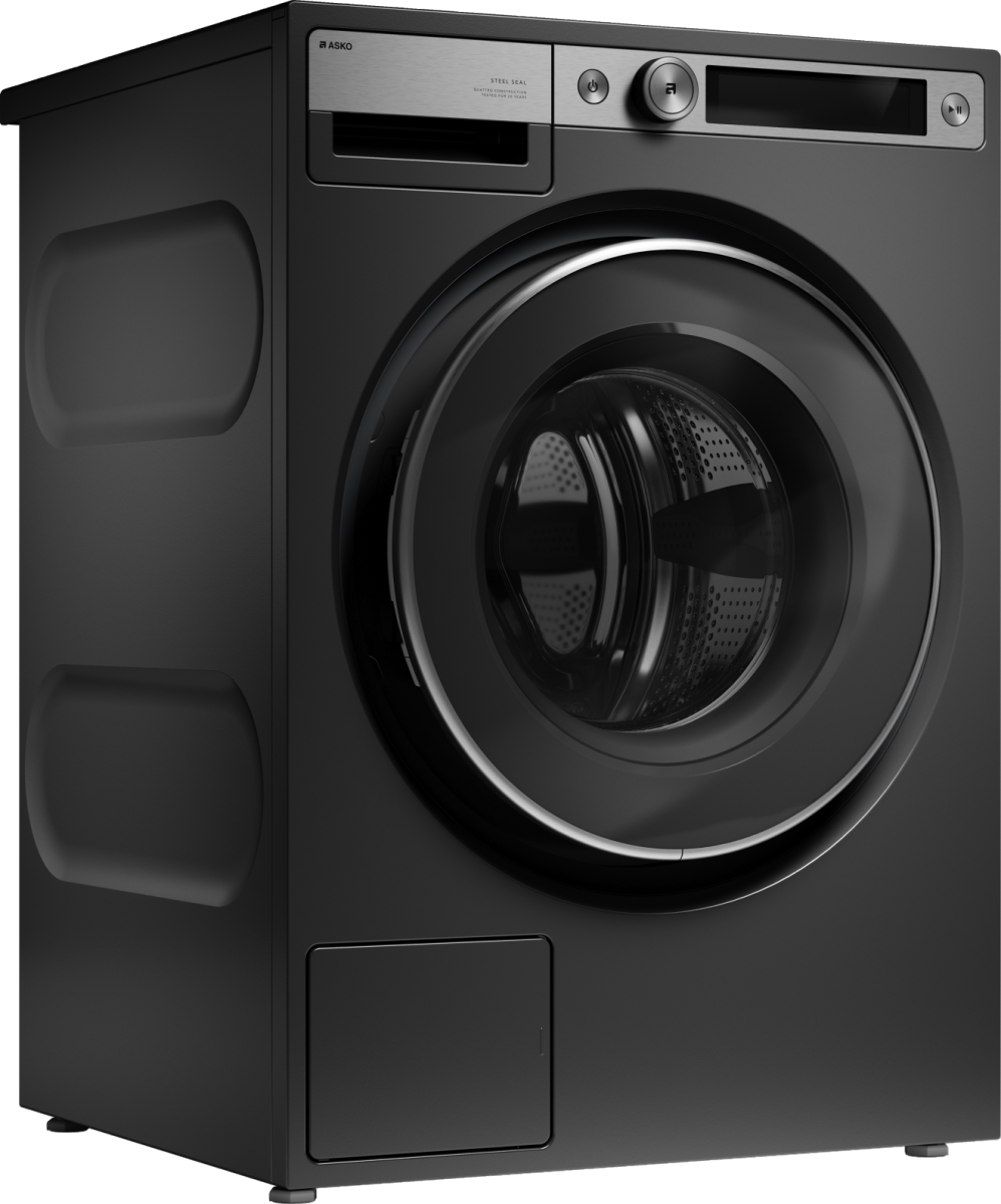 картинка Стиральная машина с паром Asko W7096XG черный графит  картинка Стиральная машина с паром Asko W7096XG черный графит