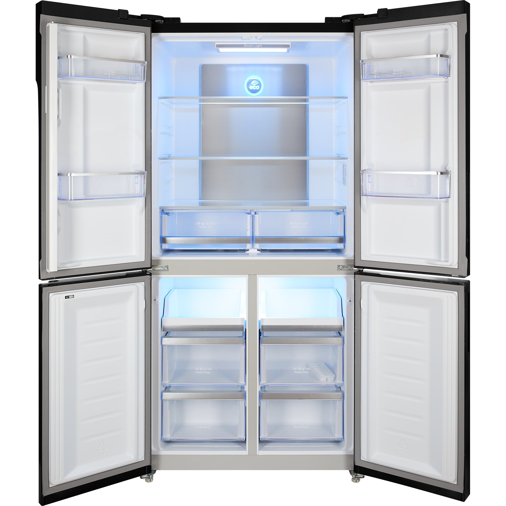 картинка Отдельностоящий холодильник Hiberg RFQ-500DX NFXQ INVERTER стальной лен  картинка Отдельностоящий холодильник Hiberg RFQ-500DX NFXQ INVERTER стальной лен