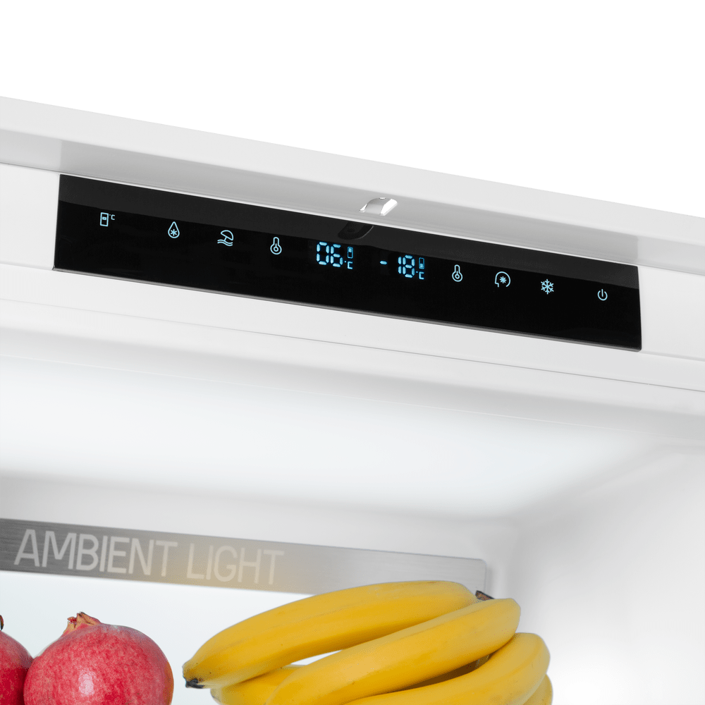картинка Встраиваемый холодильник Maunfeld MBF17754NFWHGR LUX Inverter  картинка Встраиваемый холодильник Maunfeld MBF17754NFWHGR LUX Inverter