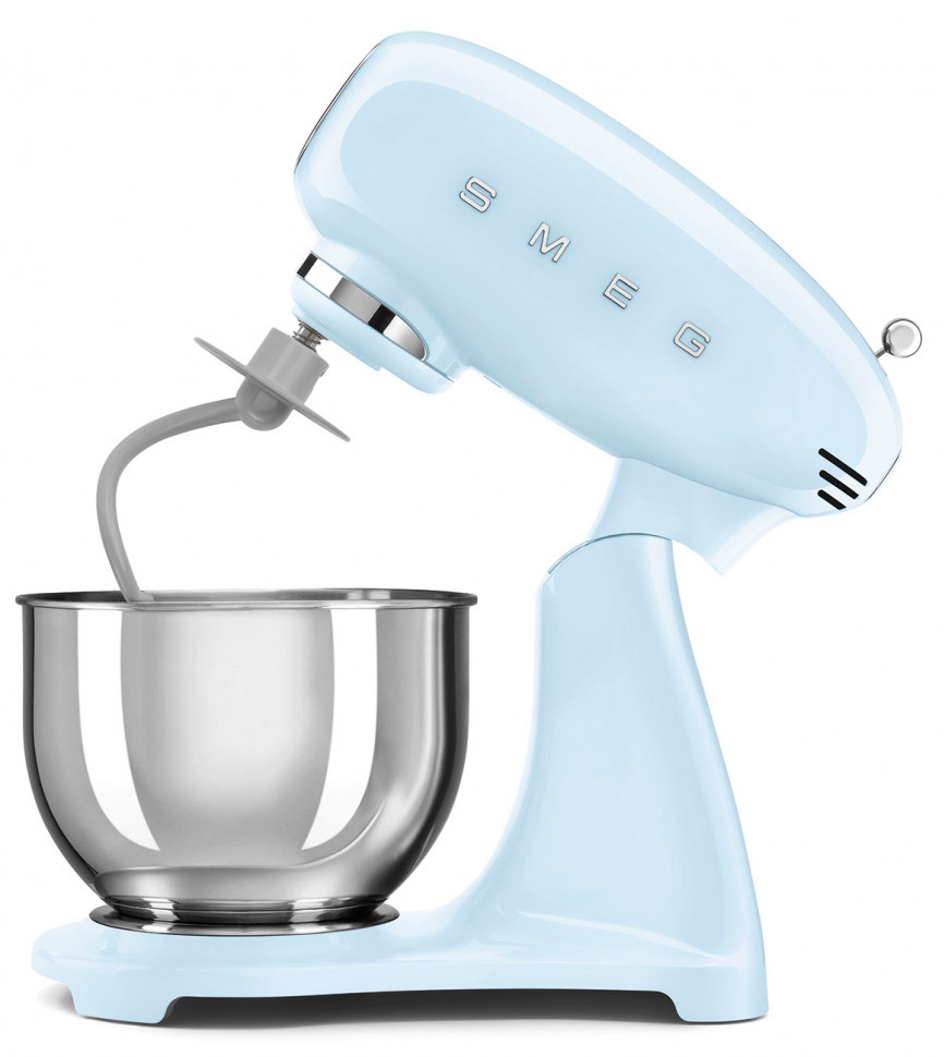 картинка Миксер планетарный Smeg SMF05PBEU постельный голубой 