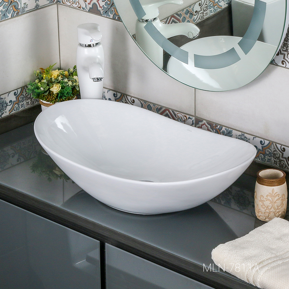 картинка Раковина Melana MLN-320354, белый 