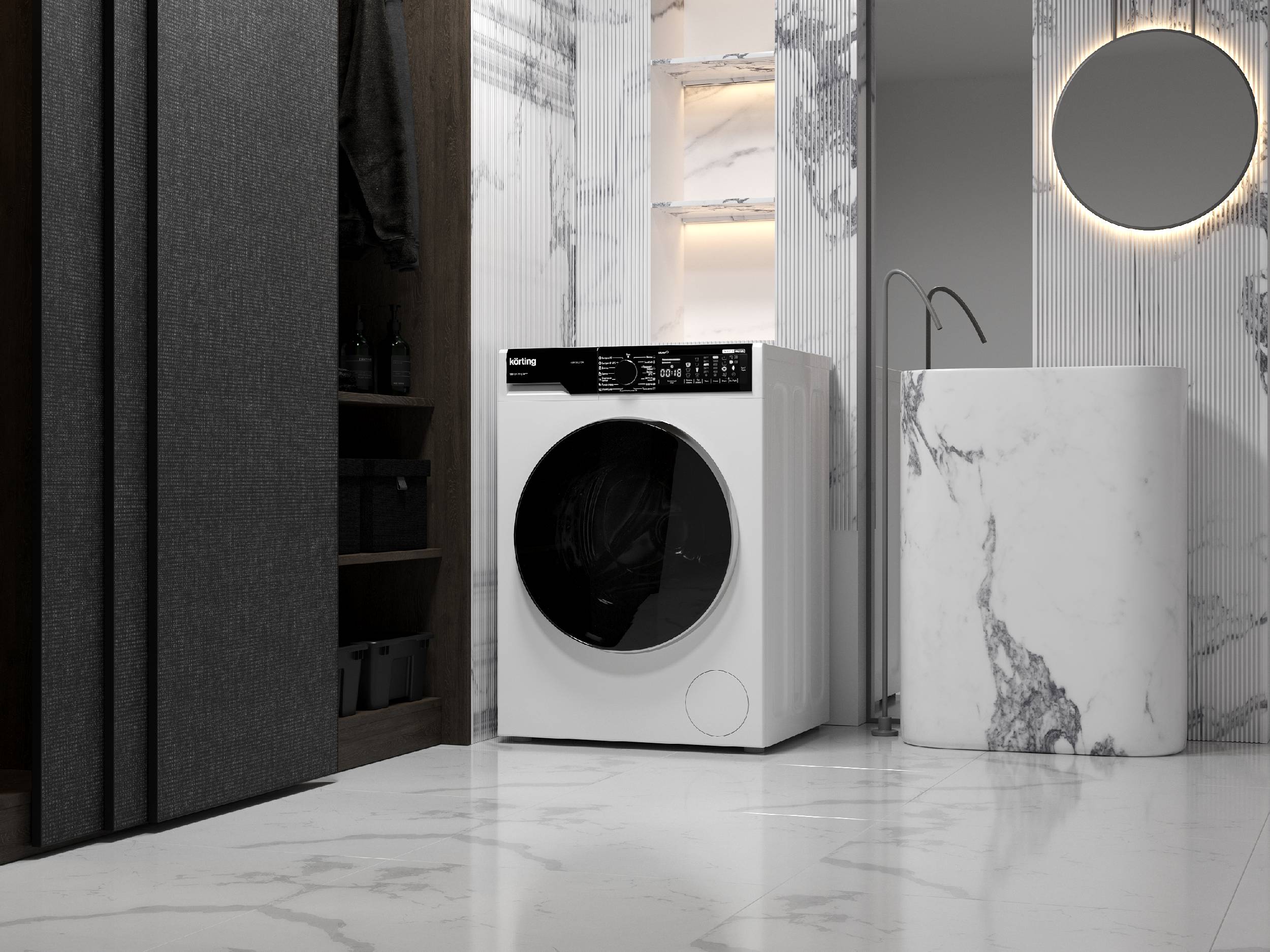 картинка Стиральная машина с паром Korting KWM 58ILS1299 