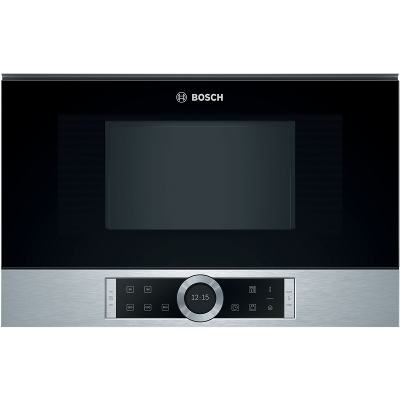 картинка Микроволновая печь встраиваемая Bosch BFL634GS1  картинка Микроволновая печь встраиваемая Bosch BFL634GS1