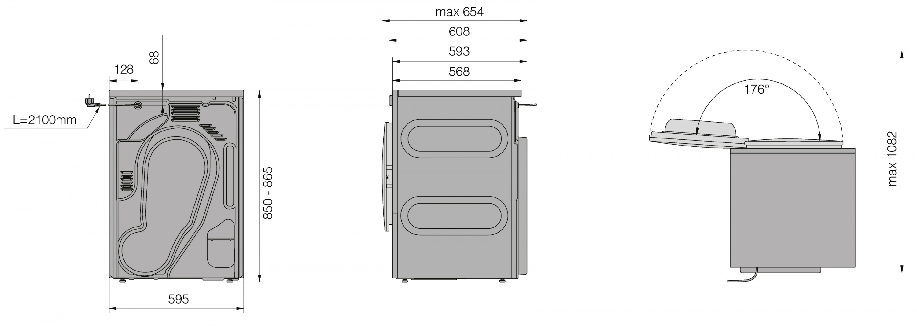 картинка Сушильная машина Asko TDC1772C.T  картинка Сушильная машина Asko TDC1772C.T
