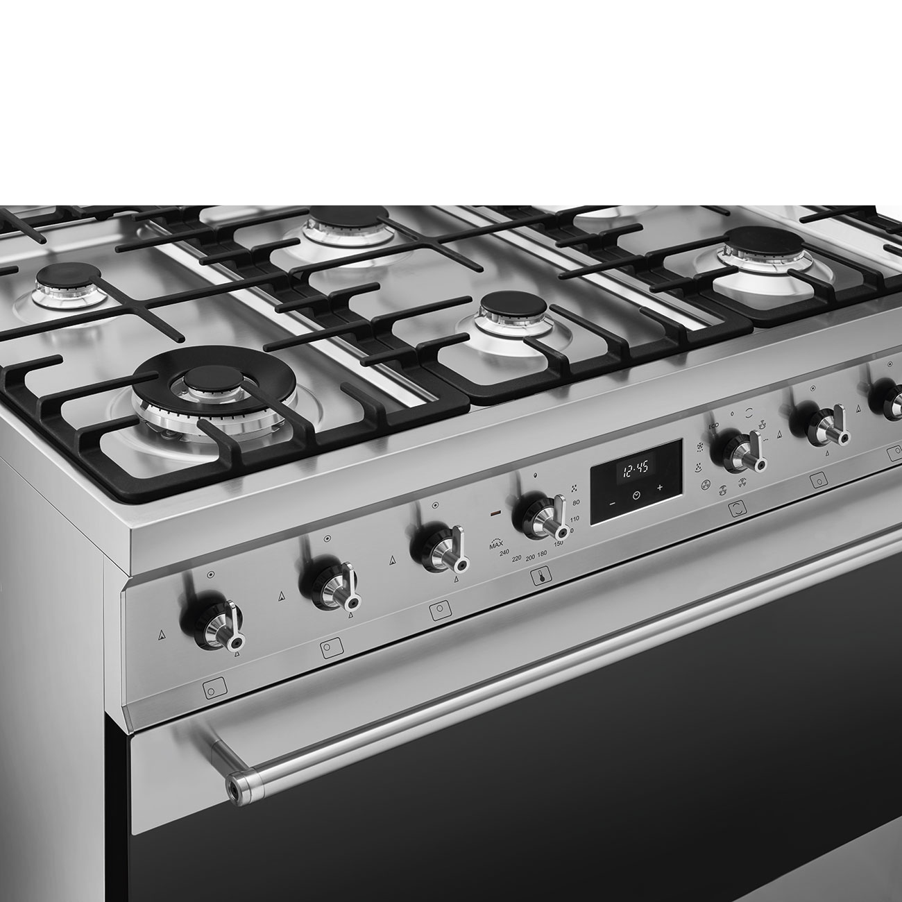 картинка Комбинированная кухонная плита Smeg C9GMX2  картинка Комбинированная кухонная плита Smeg C9GMX2