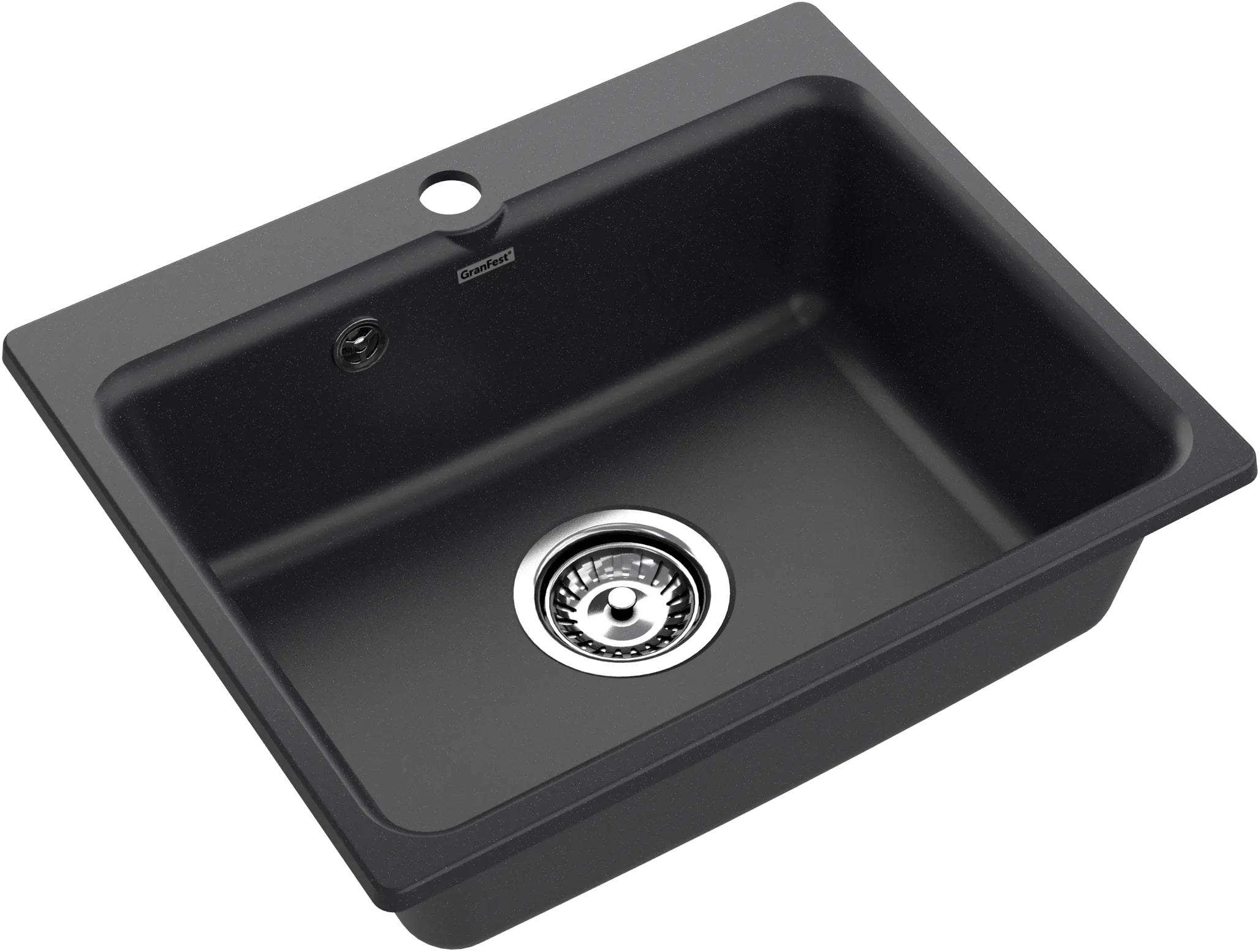 картинка Мойка для кухни Granfest-Smart SM520 черный  картинка Мойка для кухни Granfest-Smart SM520 черный