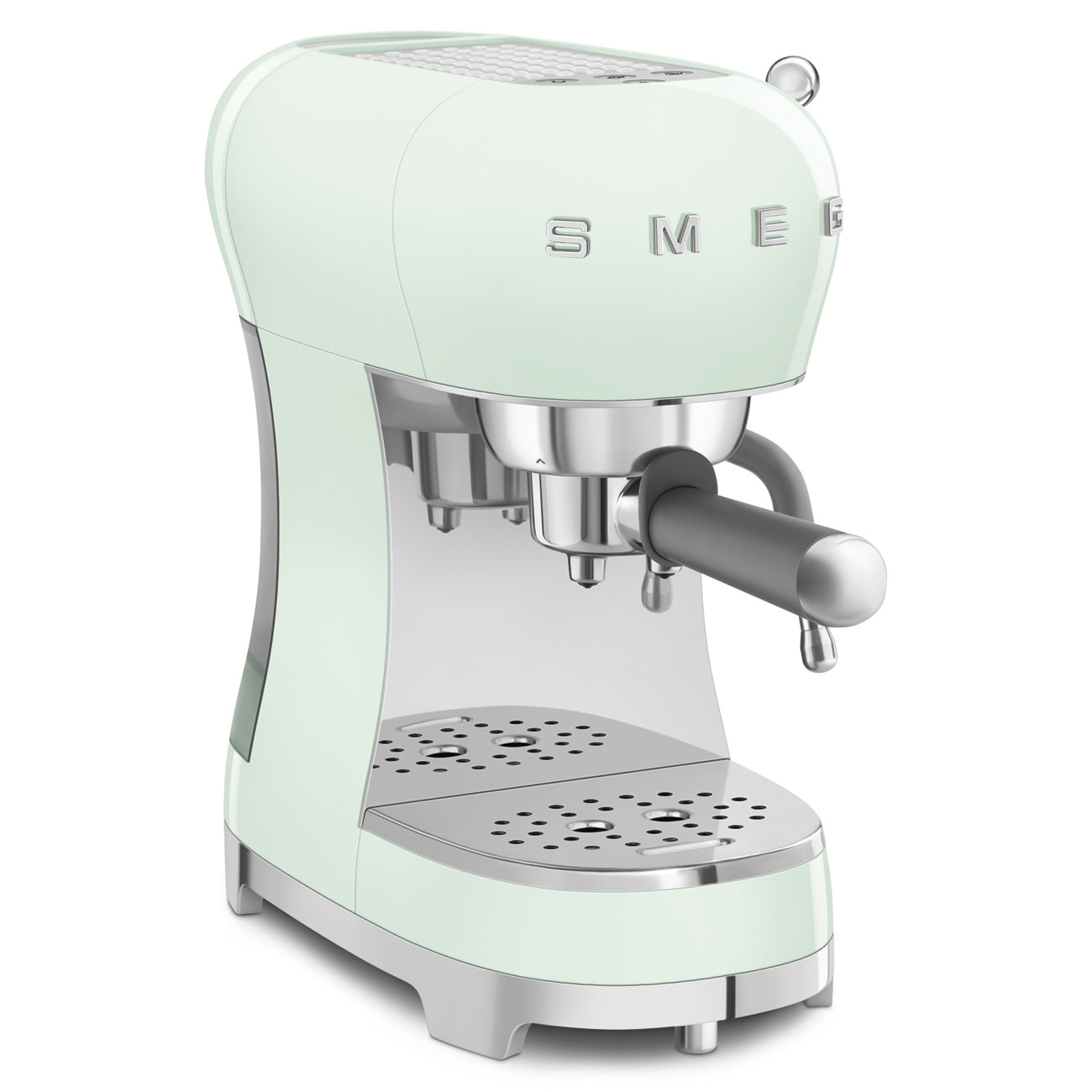 картинка Кофеварка Smeg ECF02PGEU  картинка Кофеварка Smeg ECF02PGEU