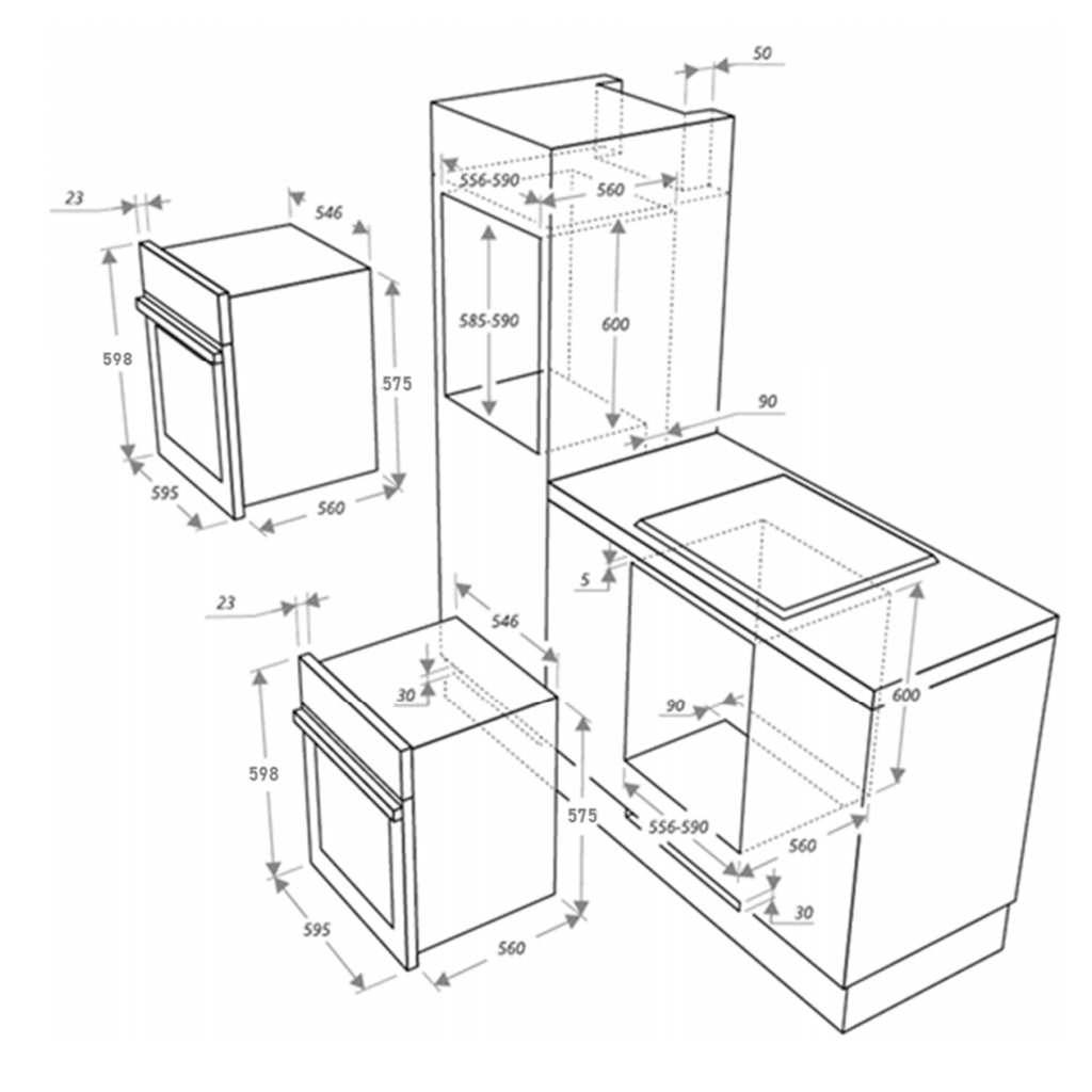 картинка |Discount| Духовой шкаф Maunfeld EOGC604RIB.MT бежевый  картинка |Discount| Духовой шкаф Maunfeld EOGC604RIB.MT бежевый