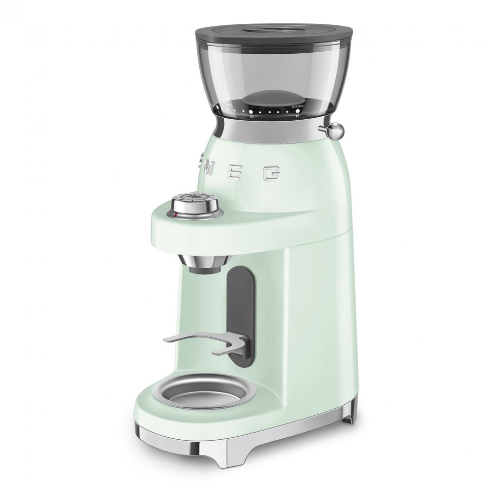 картинка Кофемолка Smeg CGF03PGEU постельный зеленый 
