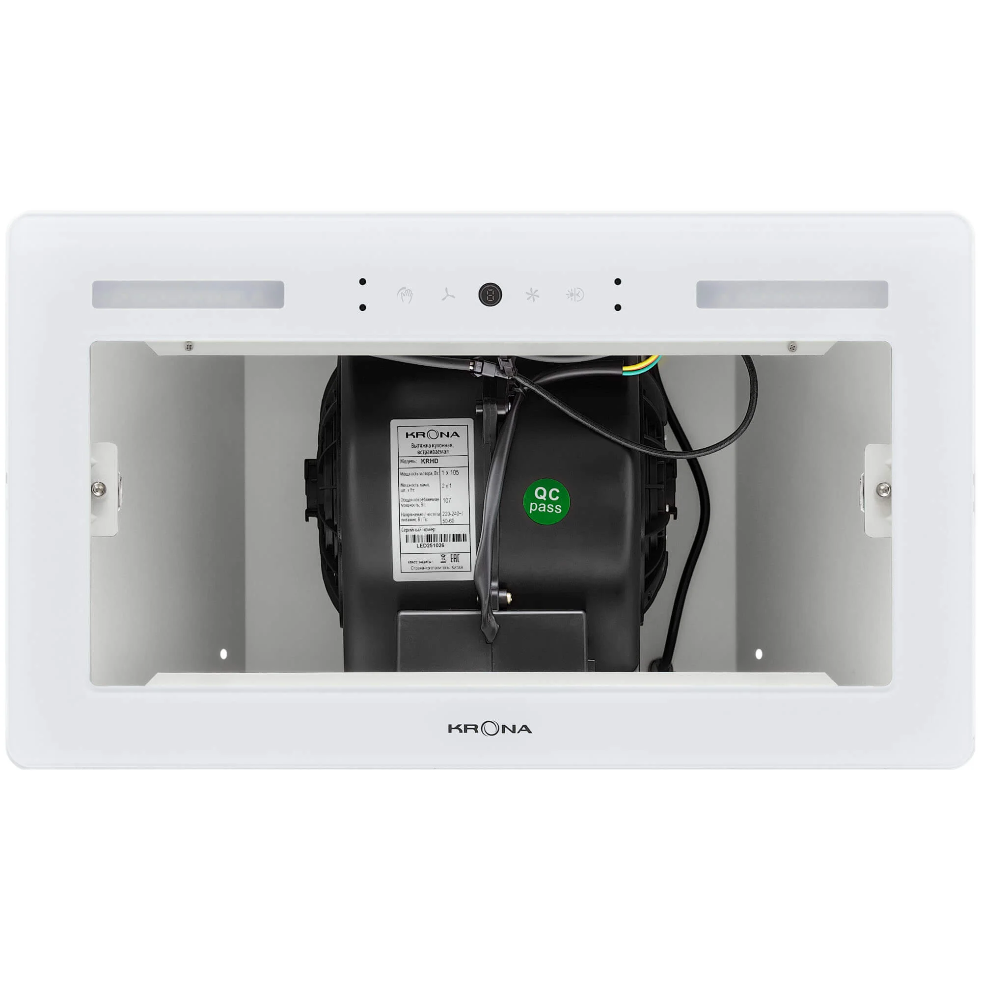 картинка Кухонная вытяжка Krona SVEN 600 white SGC 